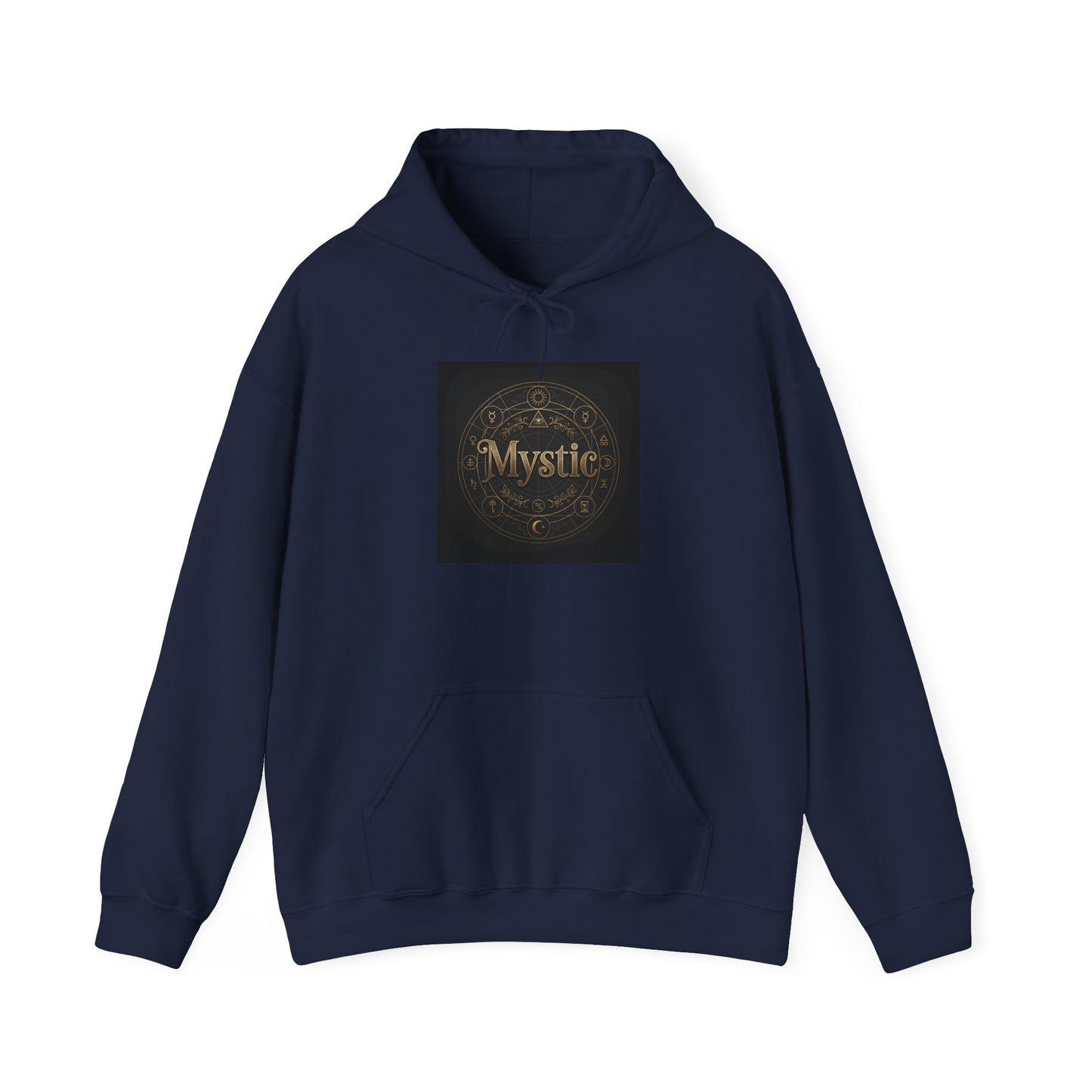 Mystic Ornament Hoodie | Tarot & Occult Typography, Witchy Typography