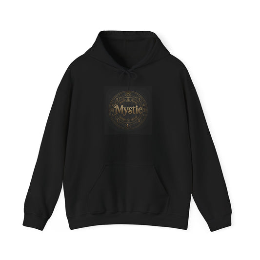 Mystic Ornament Hoodie | Tarot & Occult Typography, Witchy Typography