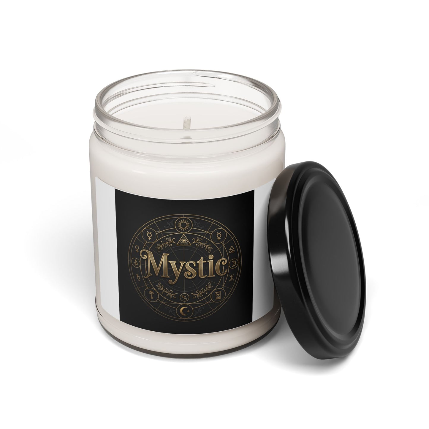 Mystic Candle | Tarot & Occult Typography, Soy 9oz